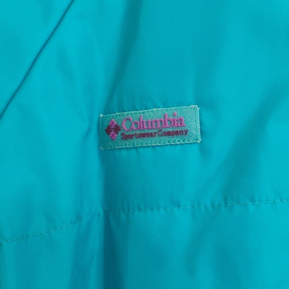 Columbia Teal and Purple Reversible Colorblock Jacket - Picture 8 of 9